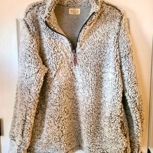 Quarter zip 'Woolly' Pullover